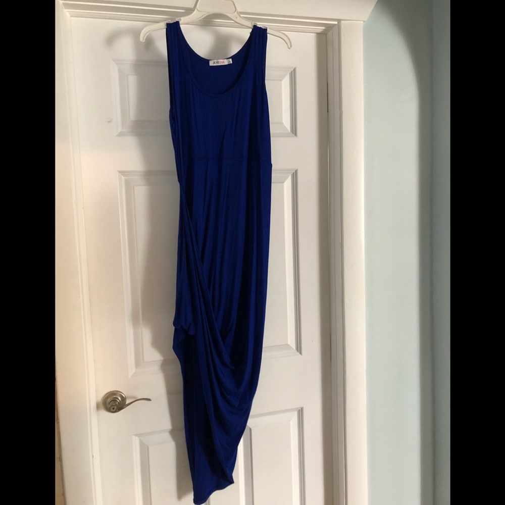 Blue dress